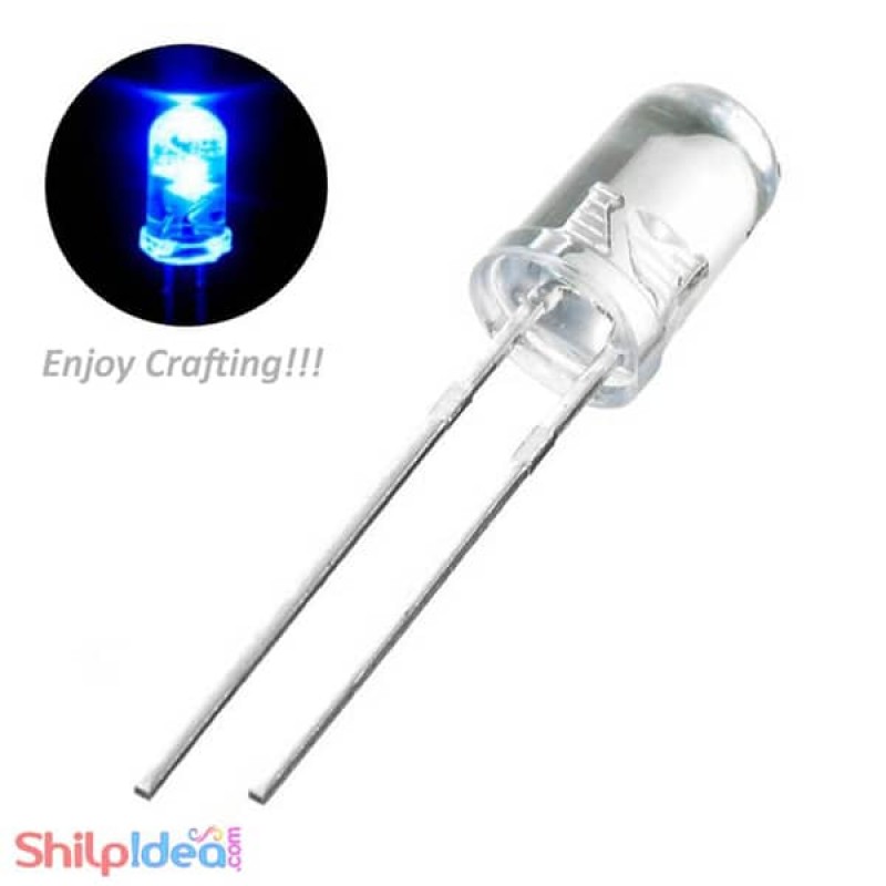 5mm Clear Lens LED Blue
